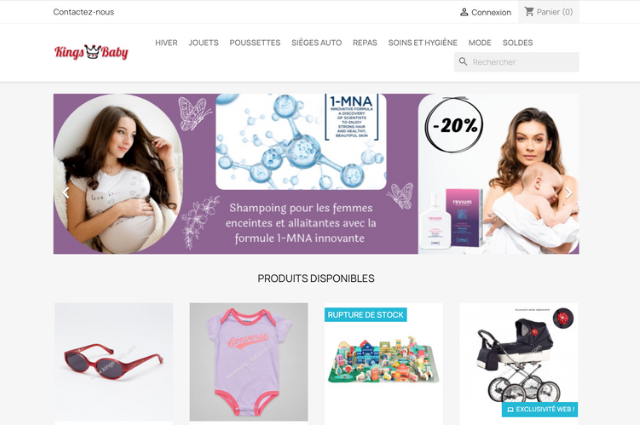 Kings Baby - E-commerce - Precious baby care products